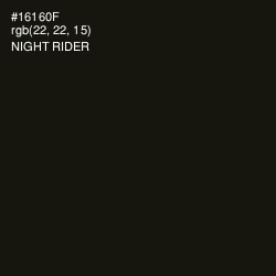#16160F - Night Rider Color Image